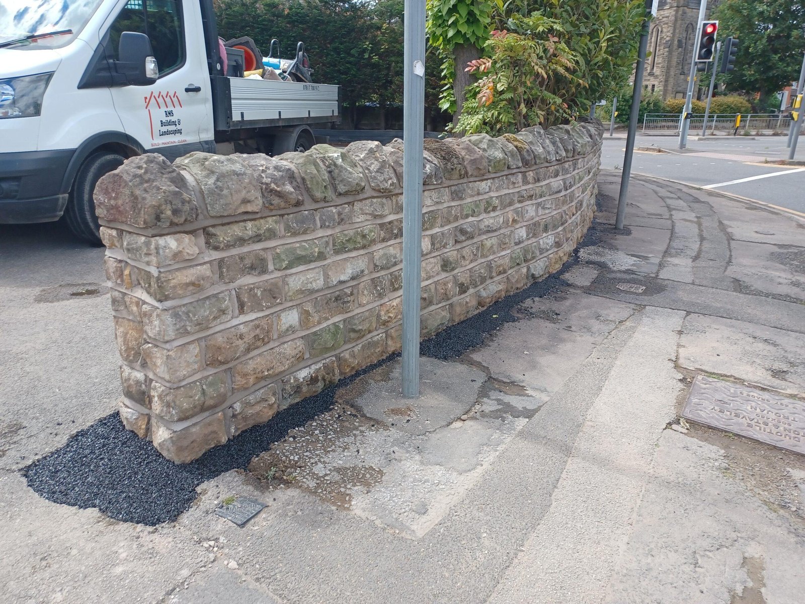 Brick and masonry project completed by RMS