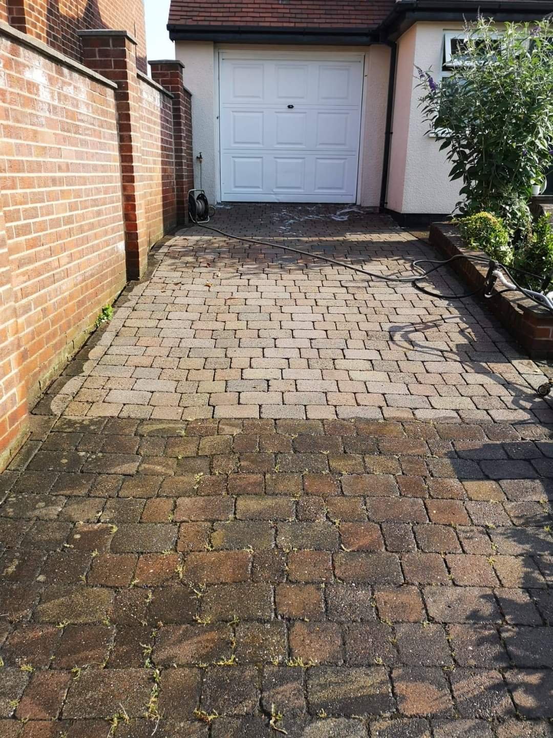 Completed exterior-cleaning project by RMS Exterior Cleaning