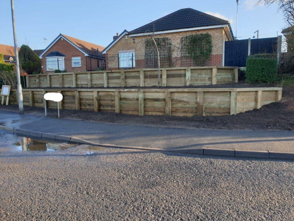 Sleeper Retaining Wall Nottingham