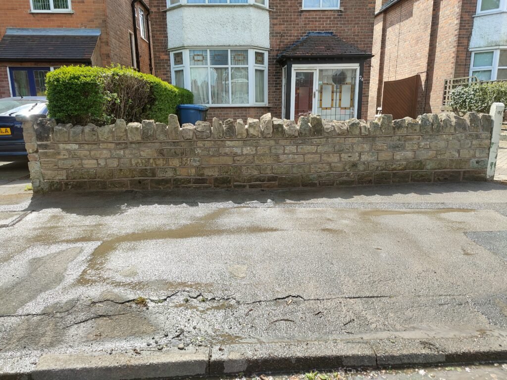 Stone Garden Wall Nottingham