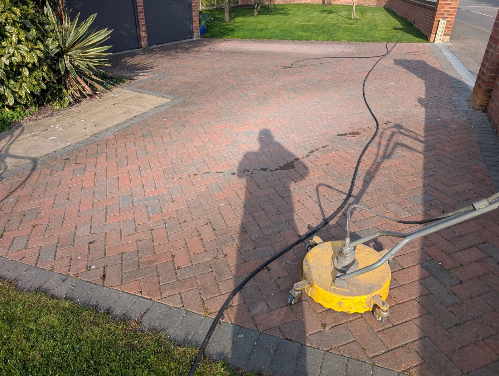 Patio or driveway cleaning completed by RMS Exterior Cleaning