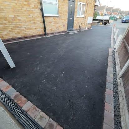 Tarmac side access completed by RMS Building and Landscaping