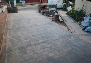 A driveway installed for a job in Carlton, Nottingham